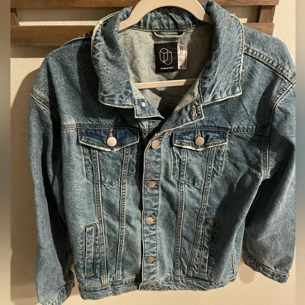 Original use mens denim‎ jacket size Small